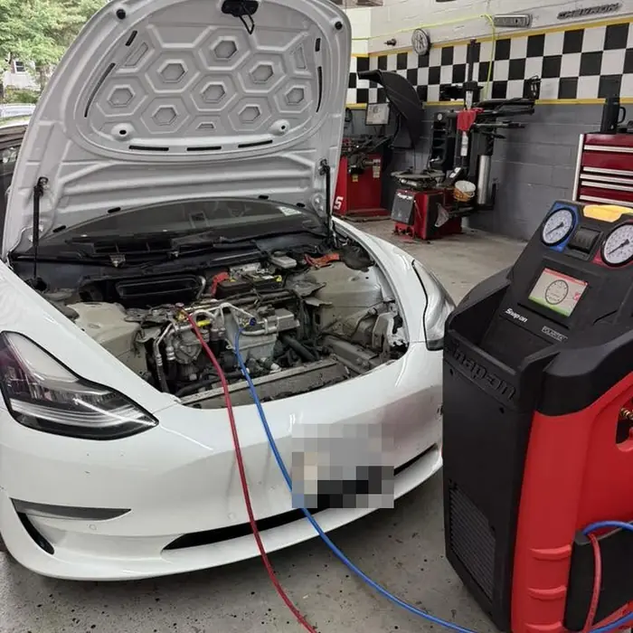 Tesla Model 3 at AA Auto Tech Center