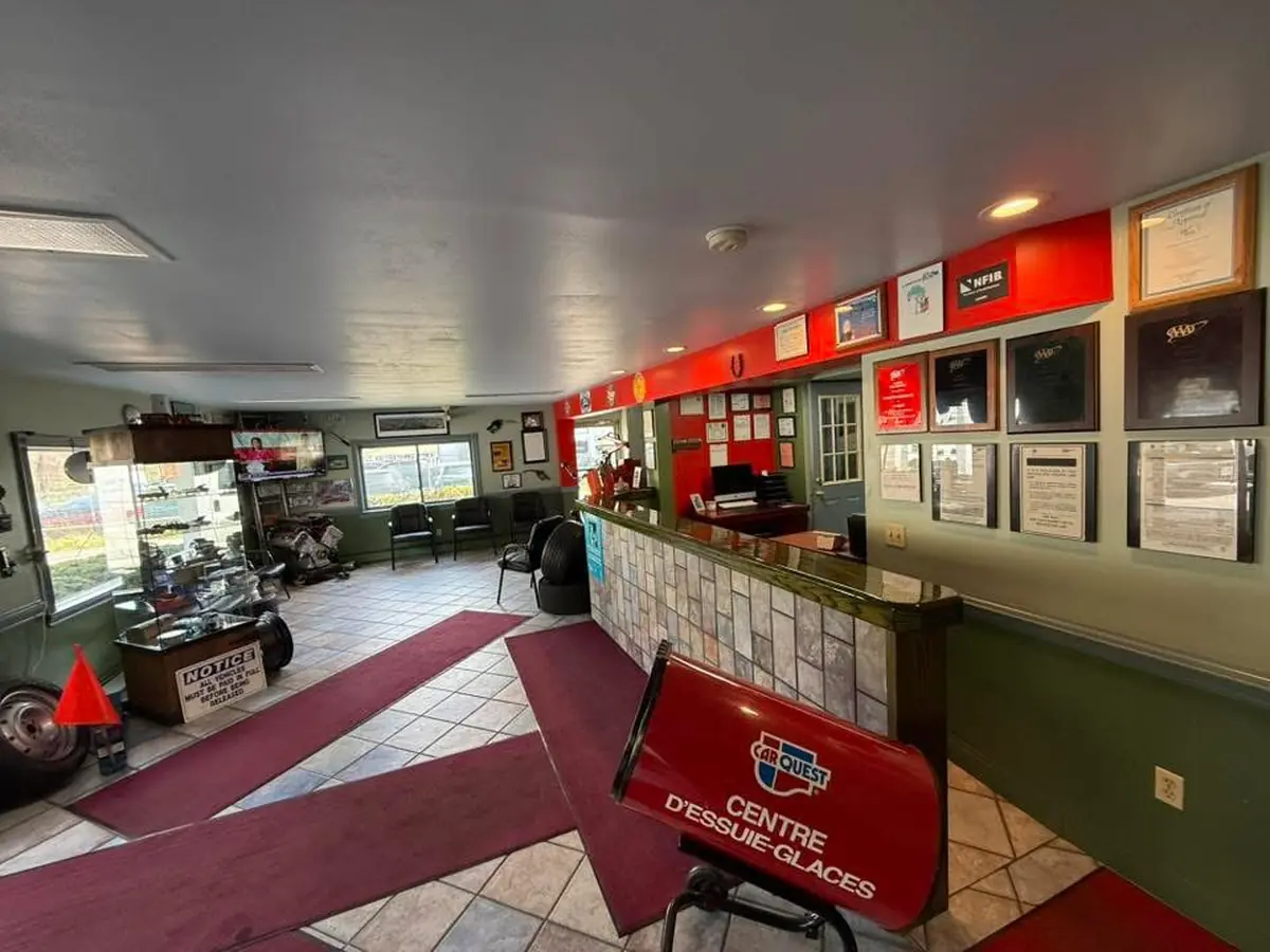 Front office with AAA plaques