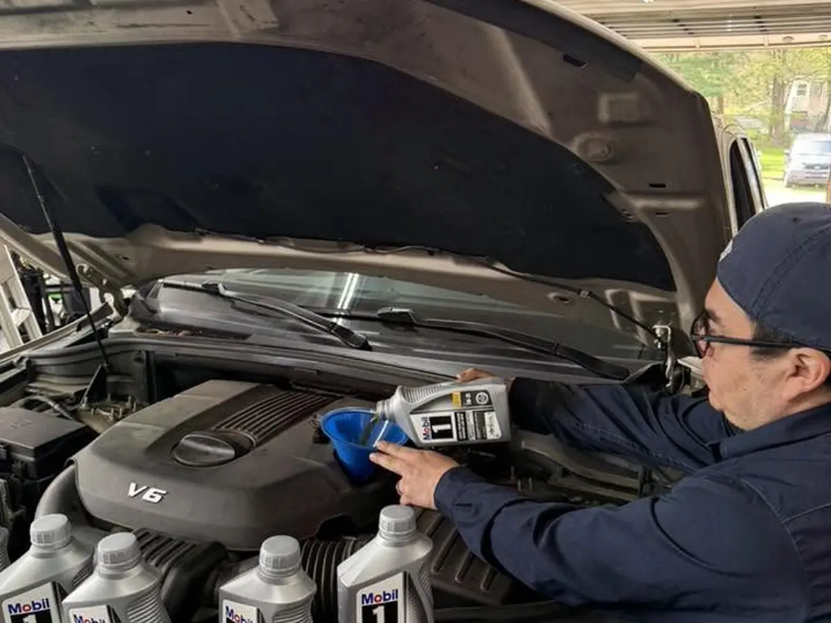 Cambio de aceite con Mobil 1